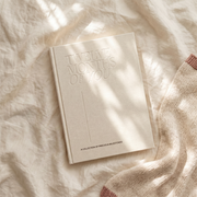 Cream linen keepsake album lifestyle image