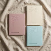 Harvose keepsake albums in three colors